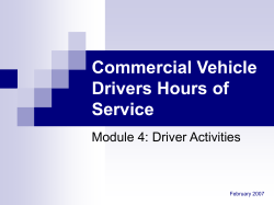 Module 4 - Alberta Transportation
