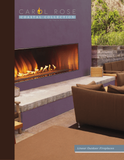 Linear Outdoor Fireplaces