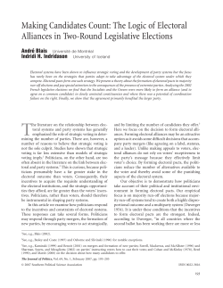 The Logic of Electoral Alliances in Two