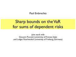 Sharp bounds on the VaR for sums of dependent risks