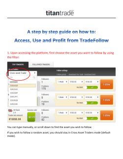 1. Upon accessing the platform, first choose the asset