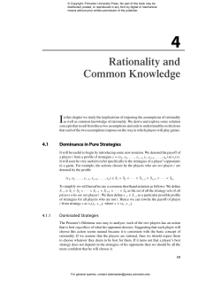 Game Theory: An Introduction - Part II