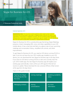 Skype for Business for iOS_WSG_External