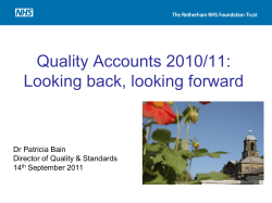 Quality Accounts 2010/11