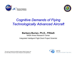 Cognitive Demands Of Flying Technologically Advanced Aircraft