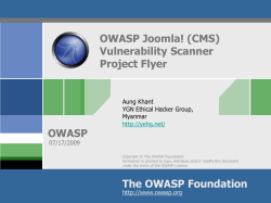 OWASP_Joomla!_Vulnerability_Scanner_