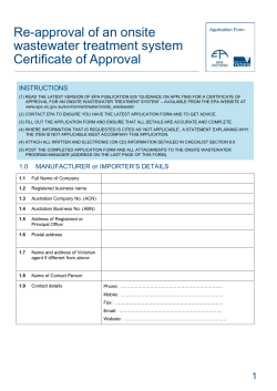 DoJ OSWWMS CA Application Form
