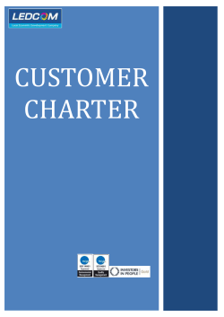 Customer Charter
