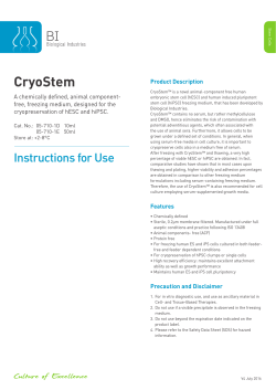 CryoStem - Biological Industries