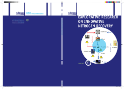 explorative research on innovative nitrogen recovery