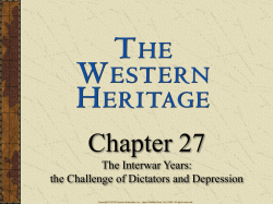 Post-Settlement Political and Economic Factors