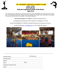 Father Judge Cheerleading Clinic and Football Game