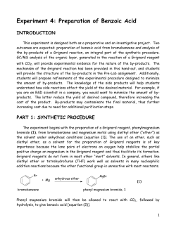 Experiment 4: Preparation of Benzoic Acid