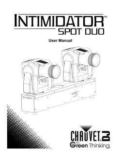Intimidator Spot Duo User Manual Rev. 2