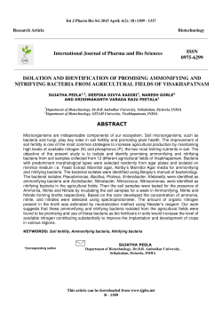 International Journal of Pharma and Bio Sciences ISSN 0975