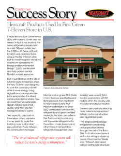 Heatcraft Products Used In First Green 7