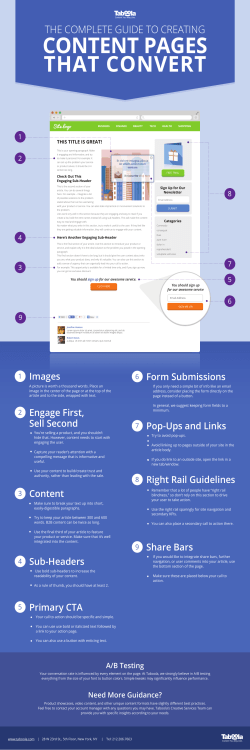 content pages that convert