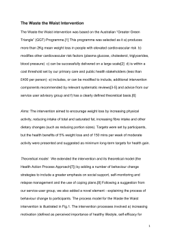 108 mins (+10 weight measurement) Session 3: Healthy Eating