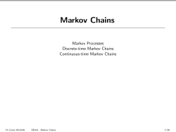 EE414 - Markov Chains