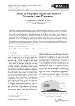 Lessons on orographic precipitation from the Mesoscale Alpine