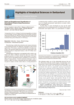 Rapid and Straightforward Quantification of