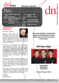 DNI Open Night - Dunedin North Intermediate
