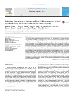 Pt Catalyst Degradation in Aqueous and Fuel Cell Environments