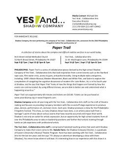 Paper Trail - Yes! And... Collaborative Arts