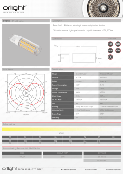Retrofit G9 LED lamp, with high intensity light distribution