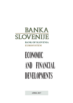 Economic and Financial Developments, April 2017