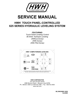 service manual - HWH Corporation