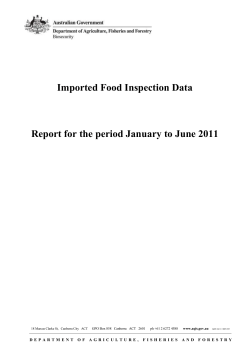 Analytical testing data for thailand &ndash; January 2011 to June 2011