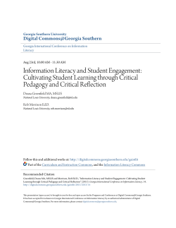 Cultivating Student Learning through Critical Pedagogy and Critical