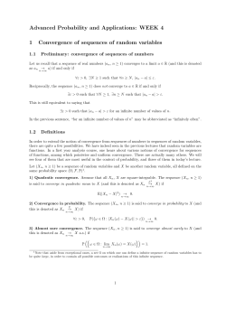 convergence of random variables, Borel