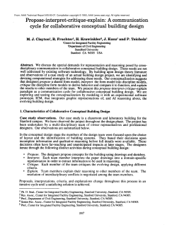 Propose-Interpret Critique-Explain: A Communication Cycle for