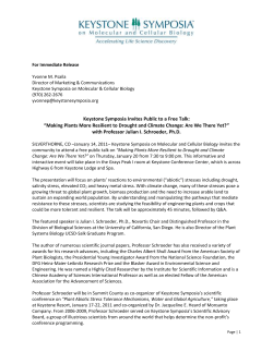 For Immediate Release Yvonne M. Psaila Director of Marketing