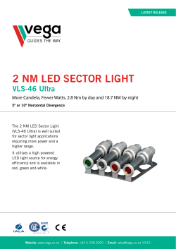 2 NM LED SECTOR LIGHT