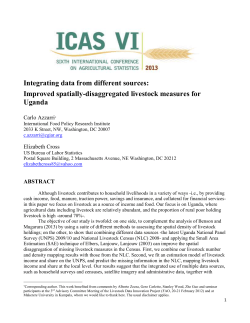 Integrating data from different sources: Improved spatially