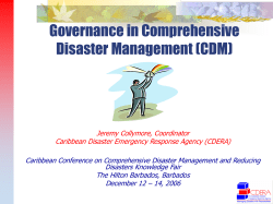 D1 CDM Governace