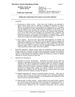 section iv rules and regulations