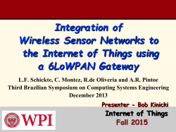 IPv6 Header and 6LoWPAN Compression