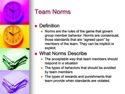 Unit 4-Team Norms