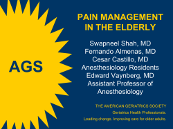 Dementia - American Geriatrics Society
