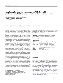 Amplicon-plus targeting technology (APTT) for