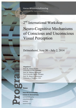 Neuro-Cognitive Mechanisms of Conscious and Unconscious Visual