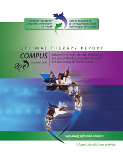 SUMMARY REPORT: Optimal Prescribing and Use of