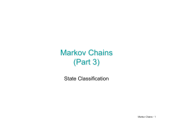 Markov Chains (Part 3)