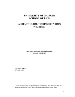 Chapter 4: How to Write a Research Proposal