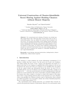 Universal Construction of Cheater