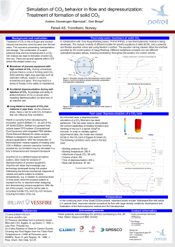 Simulation of CO2 behavior in flow and depressurization